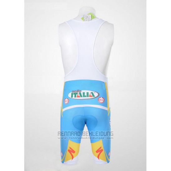 2012 Fahrradbekleidung Astana Hellblau Trikot Kurzarm und Tragerhose